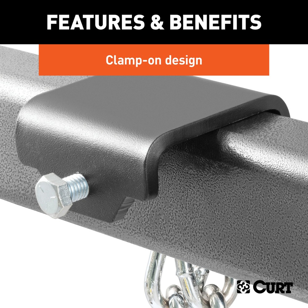 Curt-Weight Distribution Hitch Clamp-On Hookup Brackets (2-Pack)