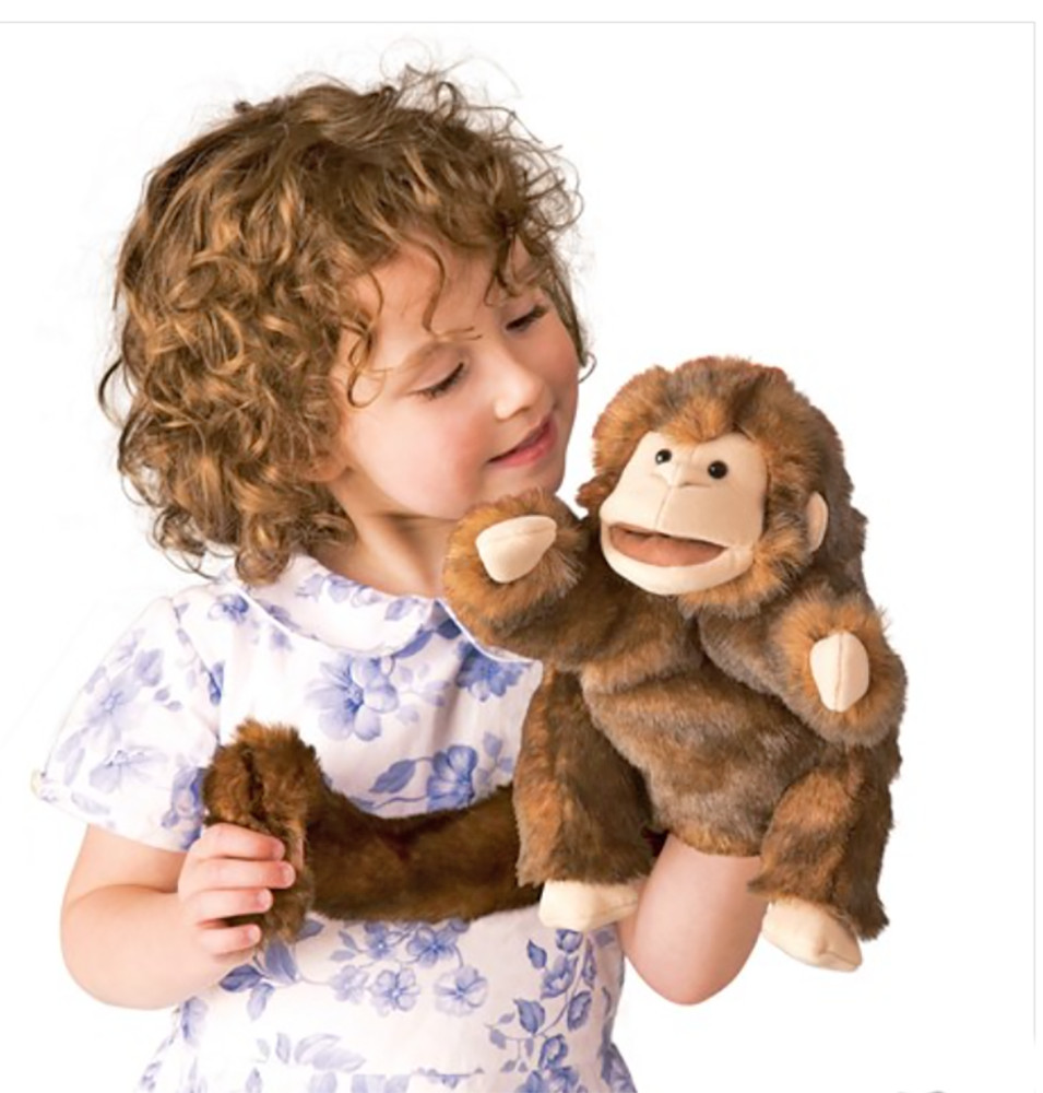 Folkmanis Monkey Hand Puppet MINT