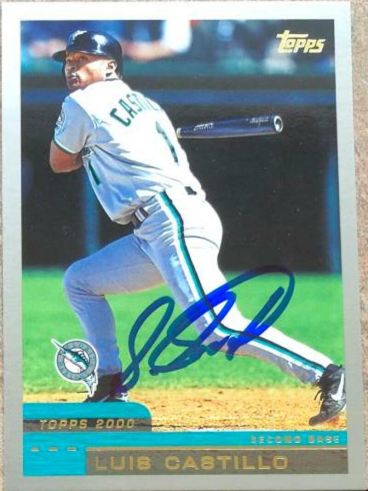 Luis Castillo Autographed 2000 Topps #36