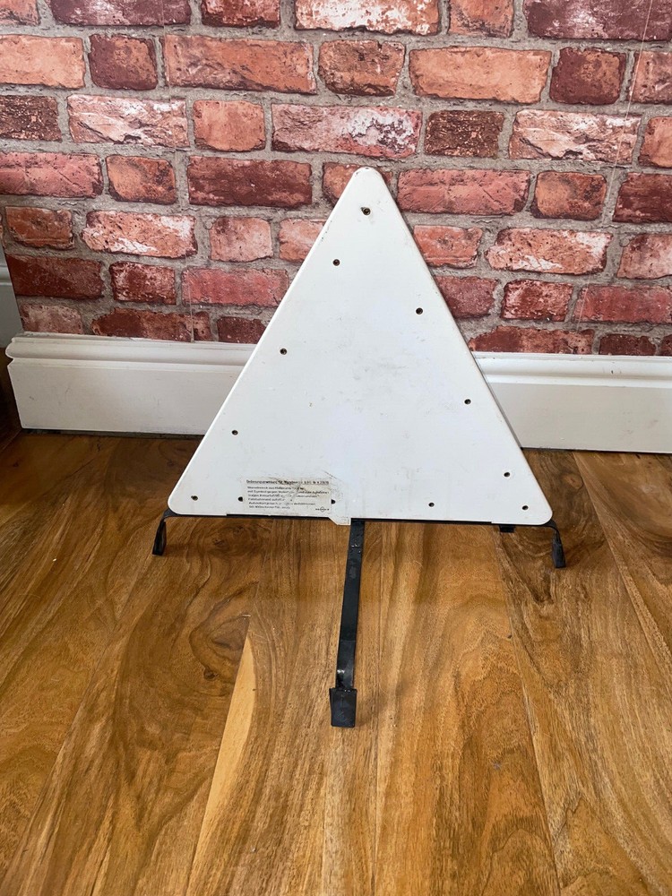 Warndreieck K23619 Warning Triangle Vintage Fully Functioning Good Condition