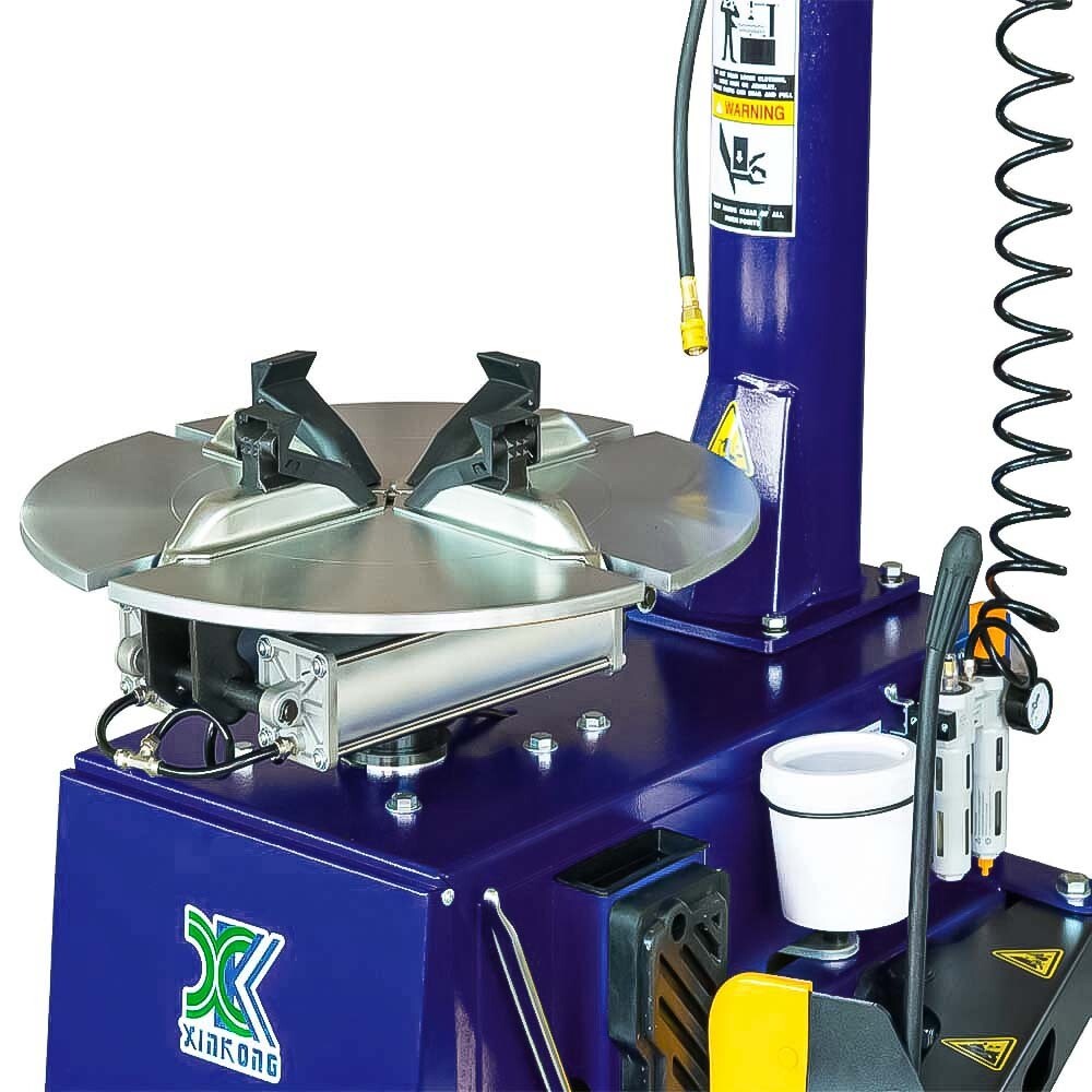 XK 580 690 Tire Changer Wheel Balancer Machine Combo Tire with Hood Cover 2.0 HP