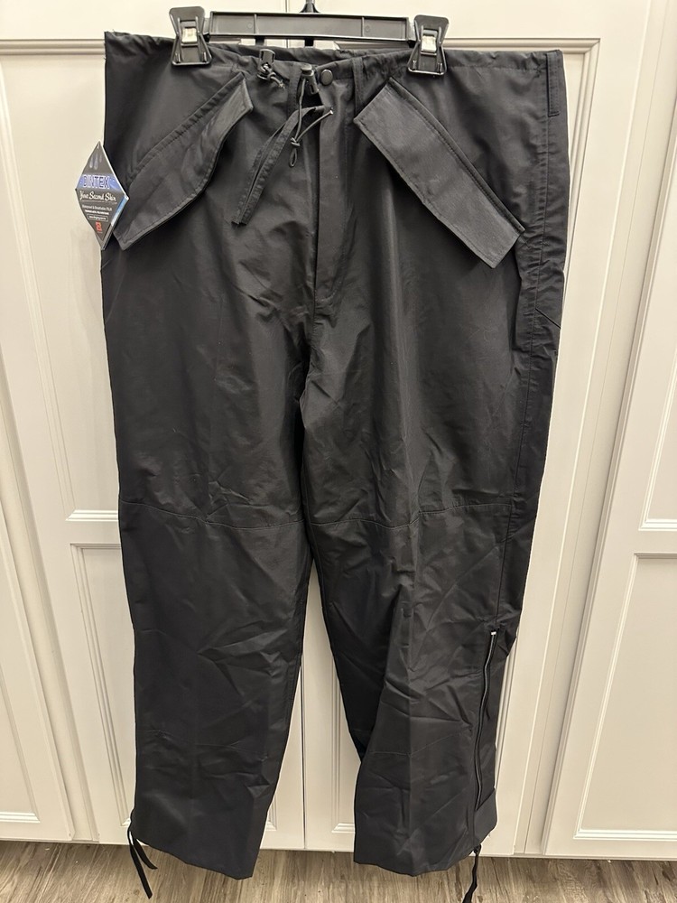 Tru-Spec H2O Proof ECWCS Pants - Black - Medium Regular NWT