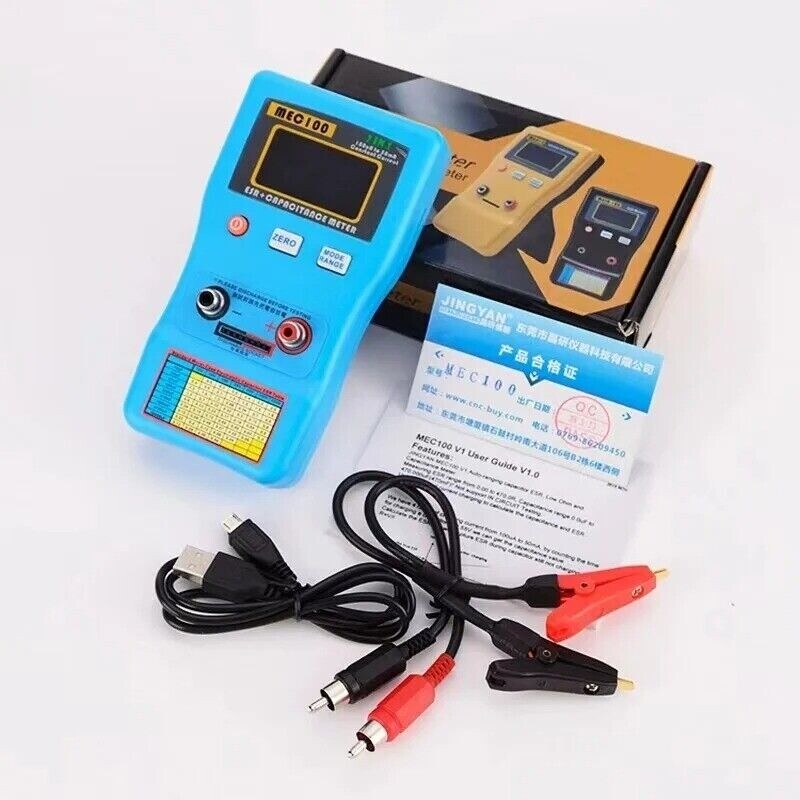 ESR Meter MEC-100 Capacitance Meter Internal Resistance Digital Bridge Tester