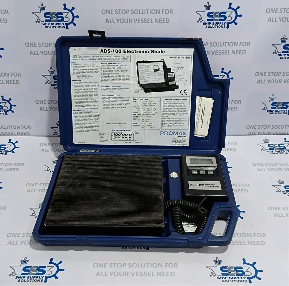 Promax ADS-100 Electronic Refrigerant Scale 9 Volt