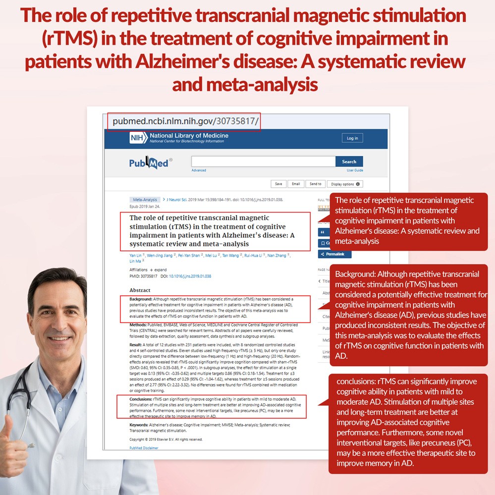 Transcranial Magnetic Stimulation Device Brain Therapy Machine for Depression