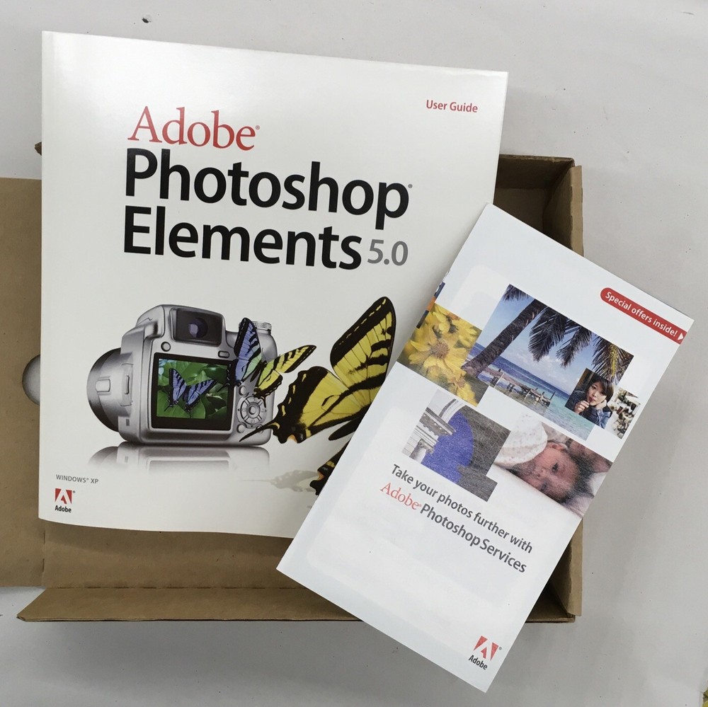 Photoshop Elements 5.0 for Windows Vista & Windows XP