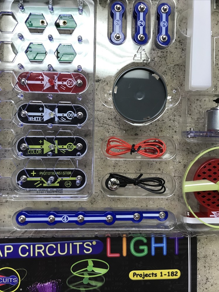 Elenco Snap Circuits LIGHT (SCL-175) Educational Electronics 100% Complete