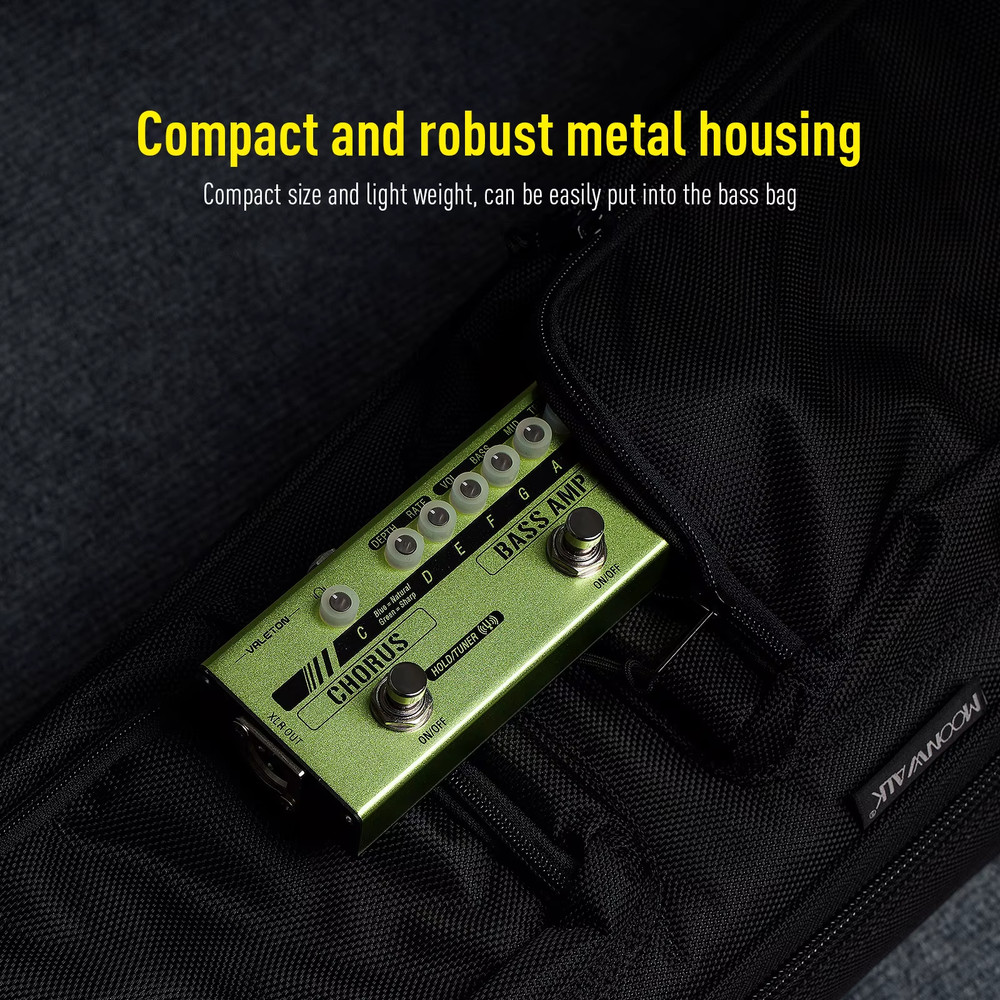 Dapper Bass Mini Stage Session Gigging practice Analog Amp Boost Comp Chorus Ba