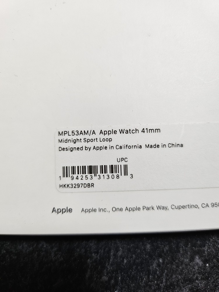 * EMPTY BOX ONLY ~ Apple Watch Series 8 ~ 41mm ~ Midnight
