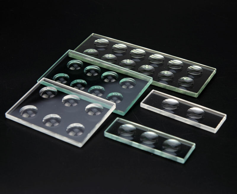 1PC 5mm/10mm Thickness Optical Glass Circular Concave Cavity Microscope Slides