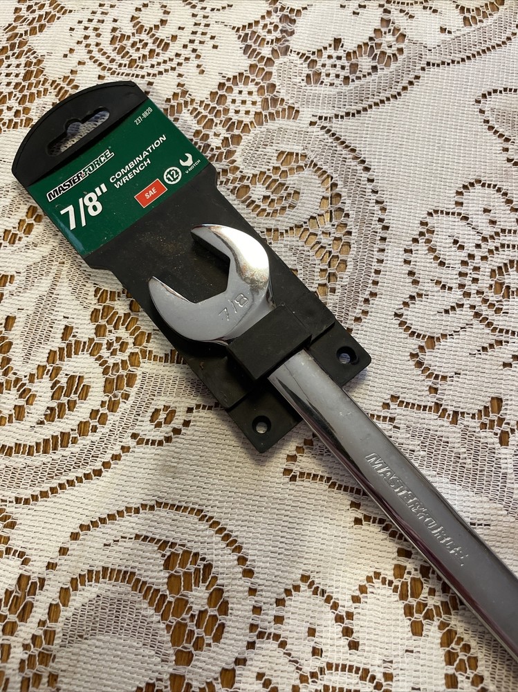 MasterForce 7/8" Combination Wrench 237-8820 New !