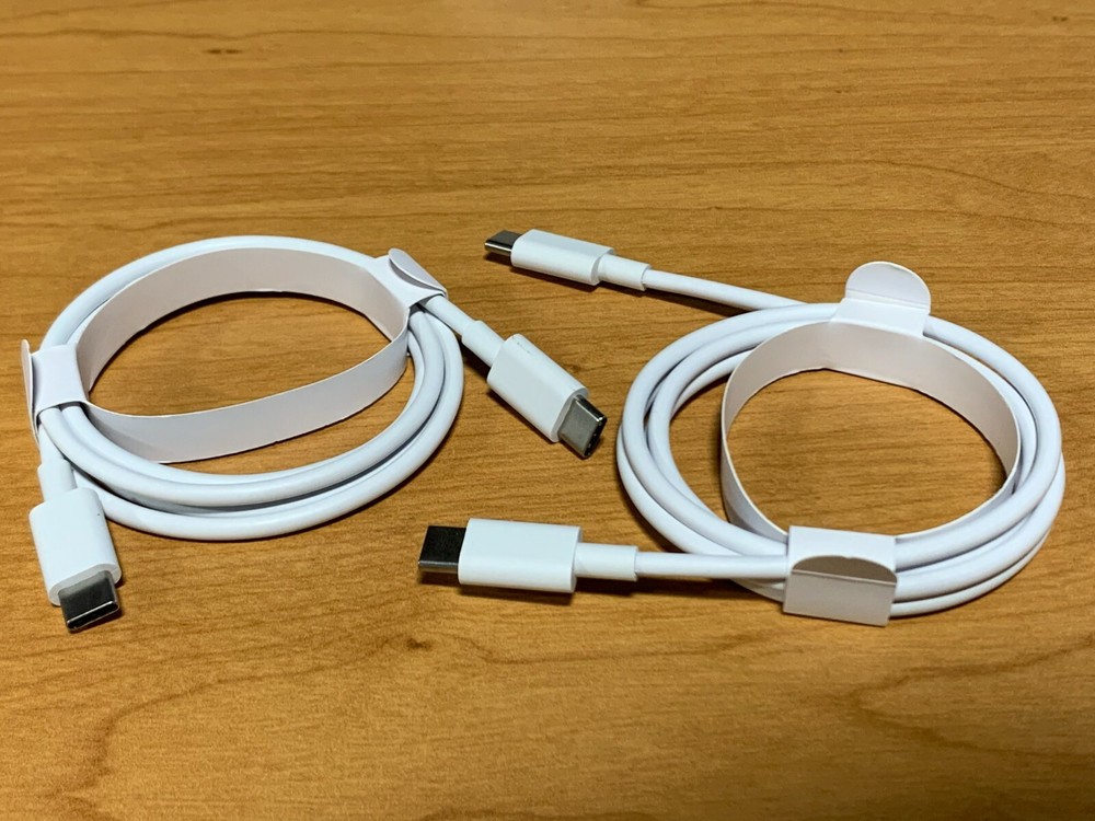 Google USB-C to C Cable Charger for Pixel Devices Fast Data Sync Cord (2-Pack)