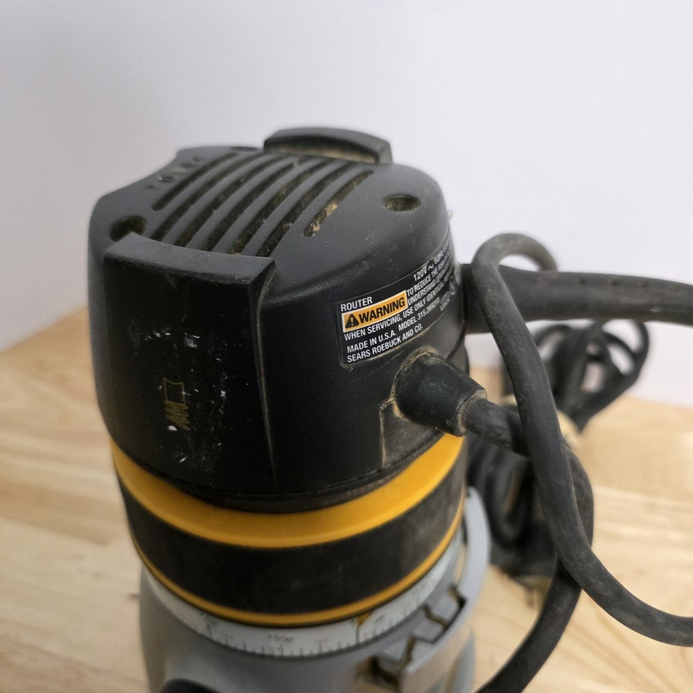 Craftsman 2HP Variable Speed Router Woodworking Tool Tested Working