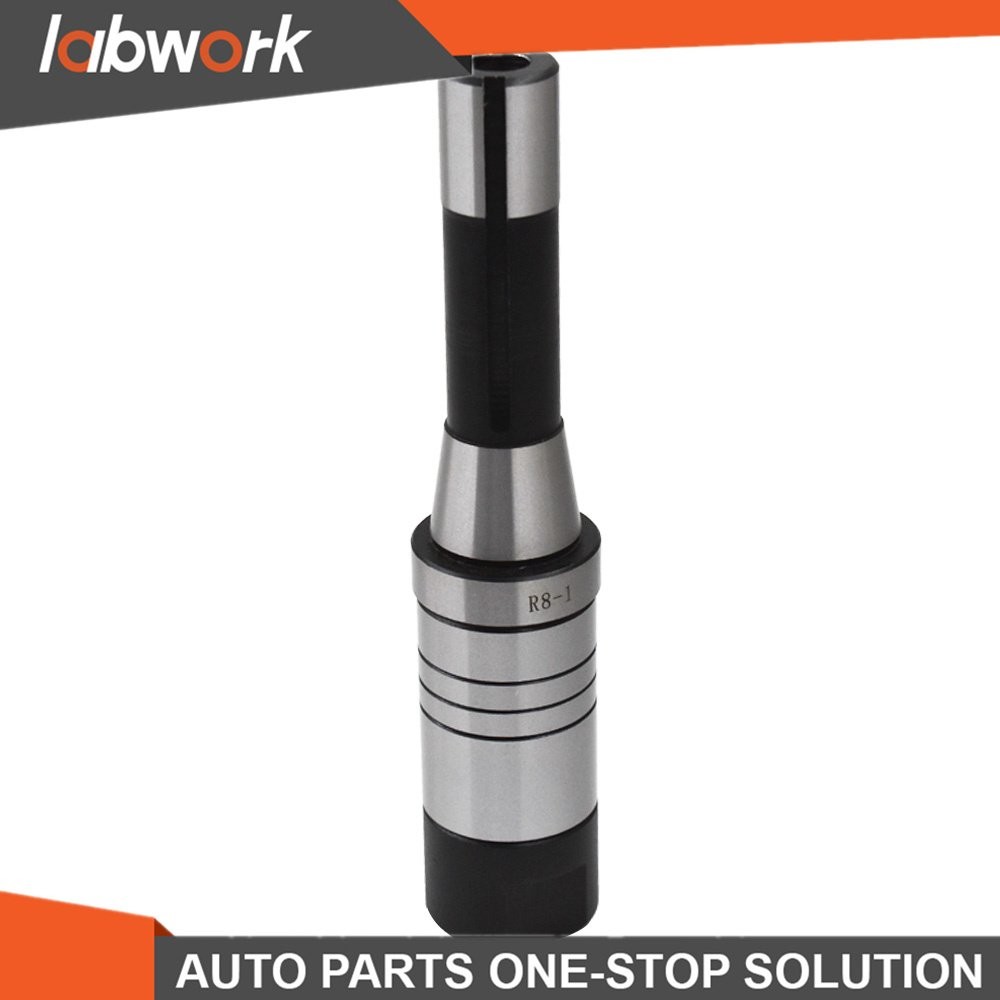 Labwork 1'' R8 Milling Arbor Adapter Tool Mill R8 Shank For Machine