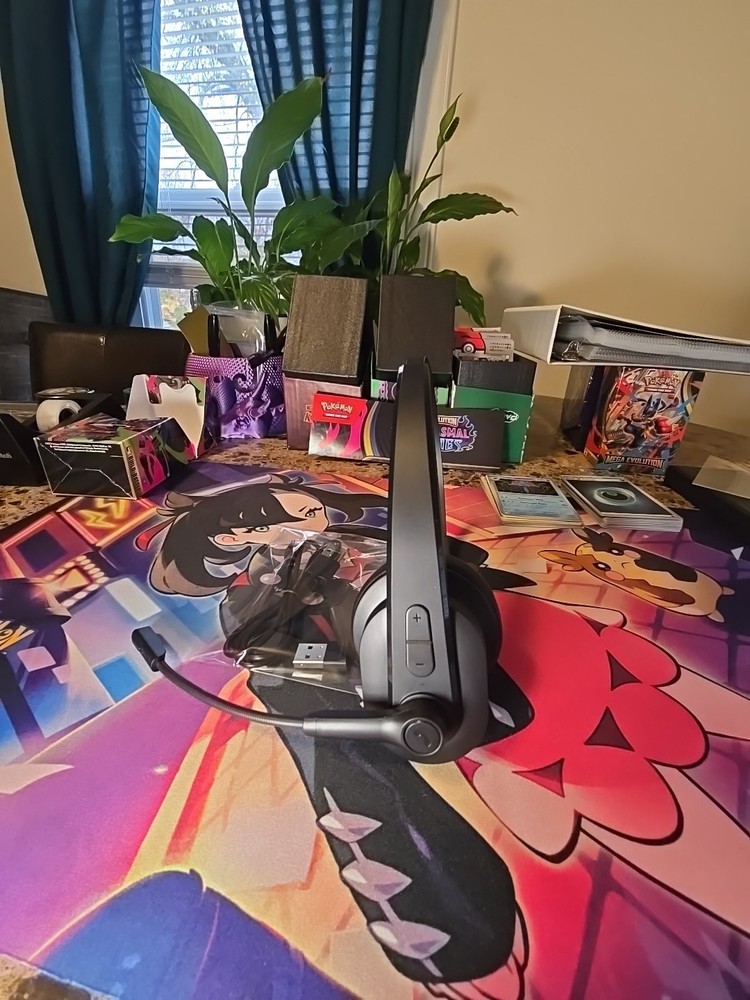 Mono Wireless Headset USB-A - Black