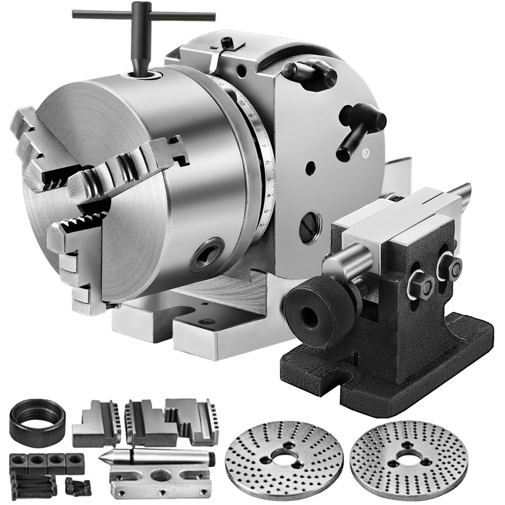Precision BS-0 Dividing Head: 5in Chuck, Adjustable Head, MT2