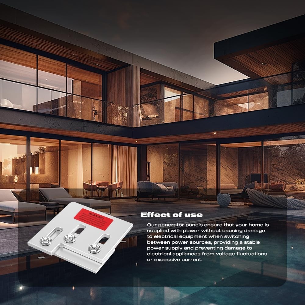 Square D & Homeline Compatible 200 Amp Generator Interlock Kit - Easy Install