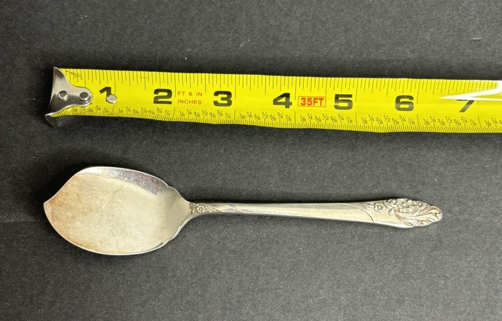 Oneida Community Evening Star Jelly Server Silverplate 6 1/4" Flatware