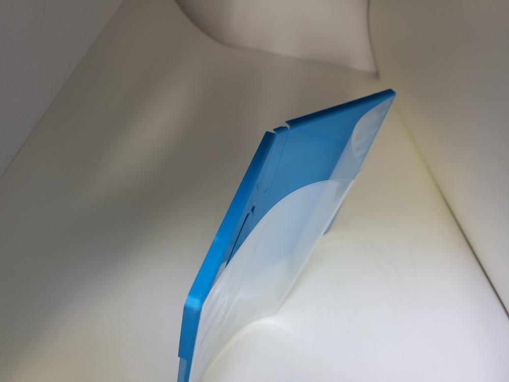 NEW Official OEM Nintendo Wii U Blue Empty Replacement Video Game Case