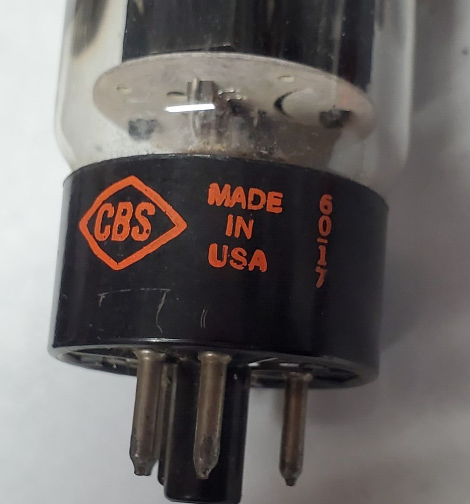 CBS 6CD6 beam power tube, marked OK