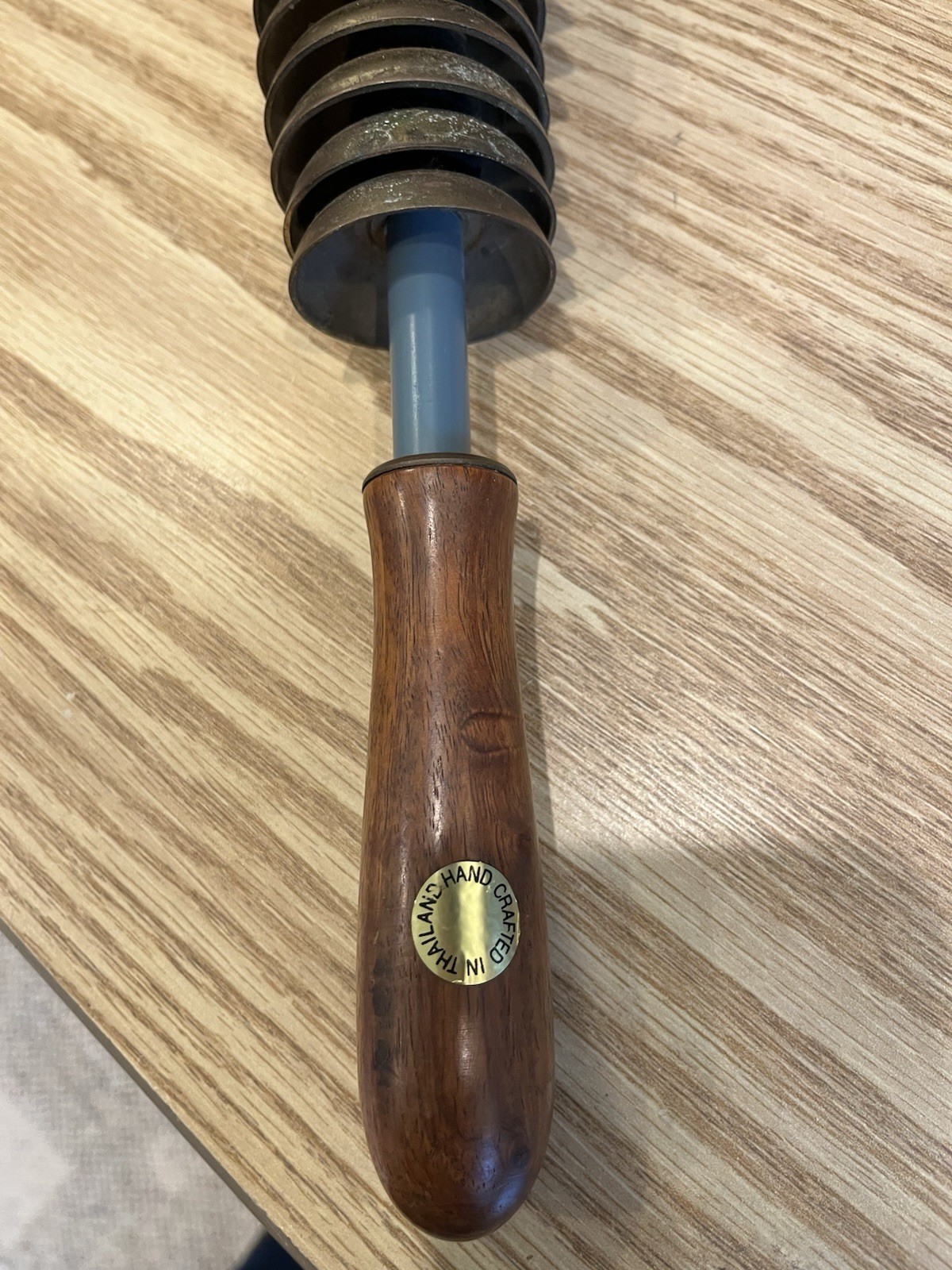 Latin Percussion Handheld Bell Tree – Vintage LP Bell Tree with Wood Handle Thai