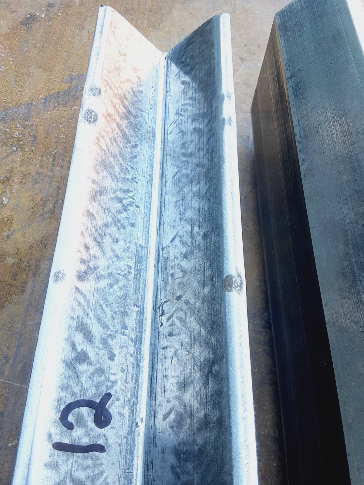 2" wide opening 89 degree 36" 12 L Press Brake Lower upper Tooling Vee V Forming