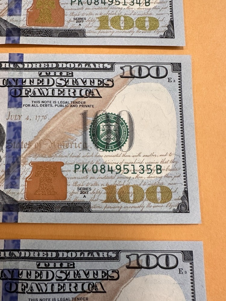 2017A Series $100 Sequential (4)