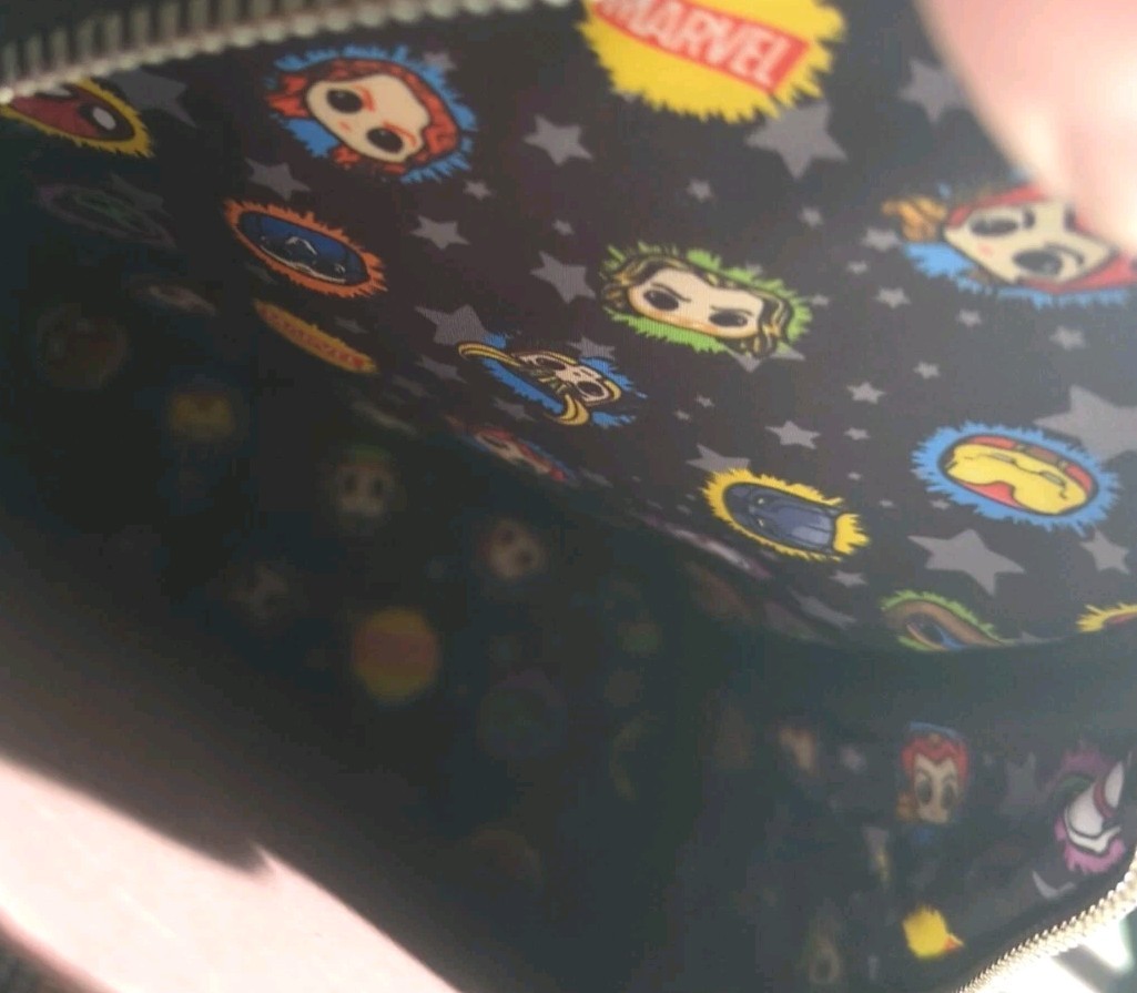 Loungefly Marvel Mini Backpack Avengers Chibi All Over Print NWT Spider-Man Iron