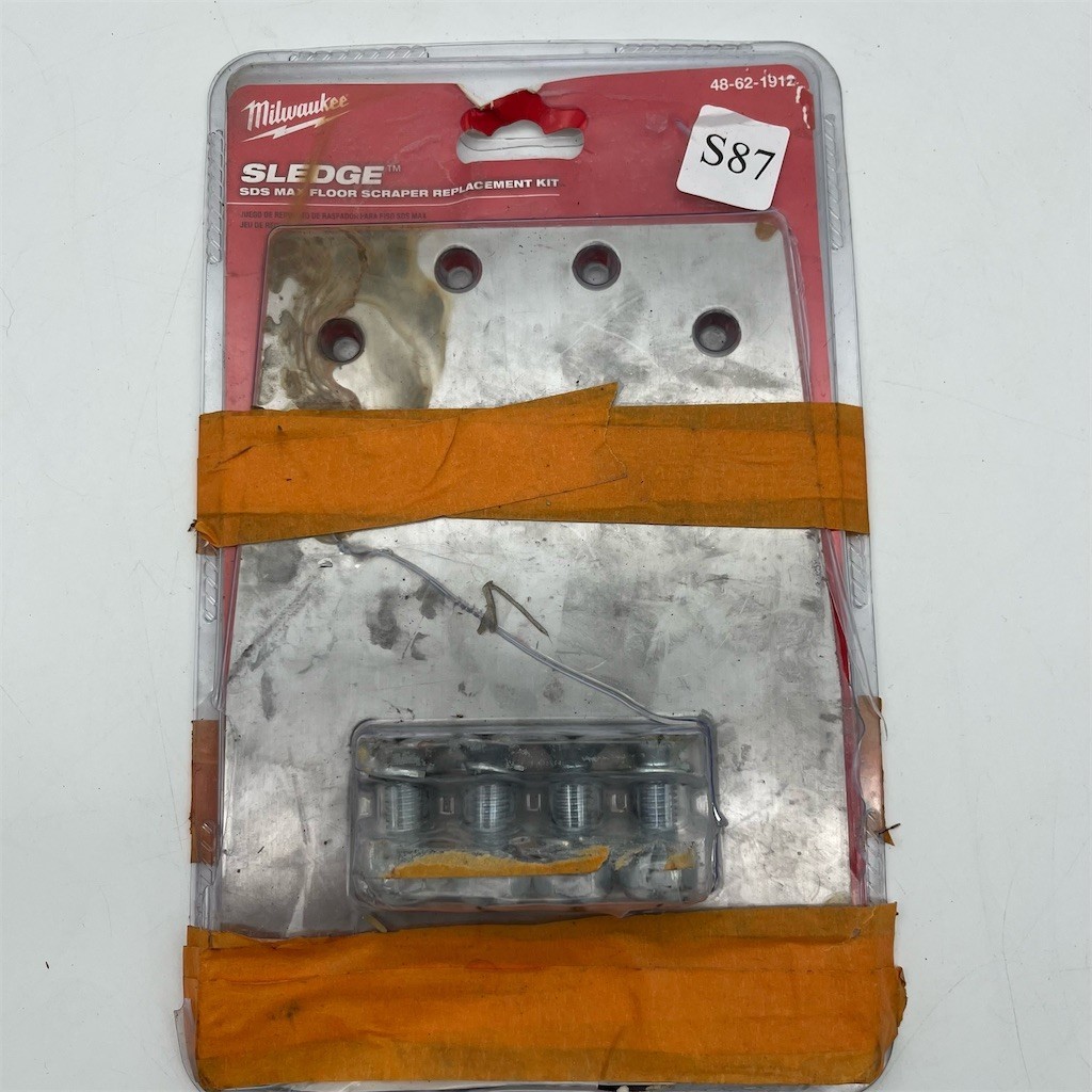 Milwaukee SLEDGE SDS Max Floor Scraper Replacement Kit Blade + Hardware