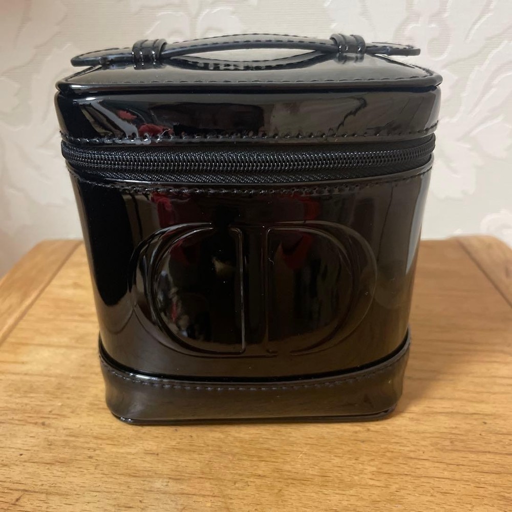 DIOR Novelty Vanity Pouch Case Black