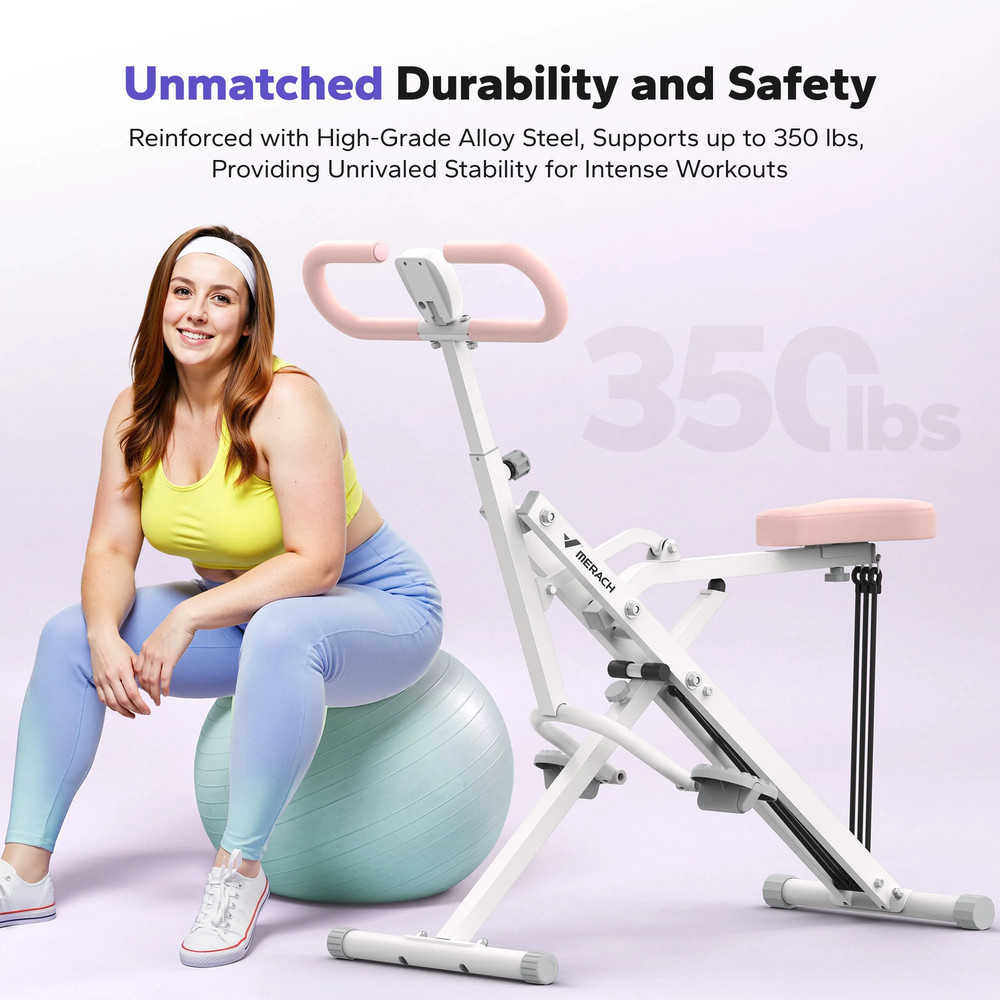 Squat Machine 2In1 Squat Rowing Machine Easy Setup Foldable Exercise Equipment G