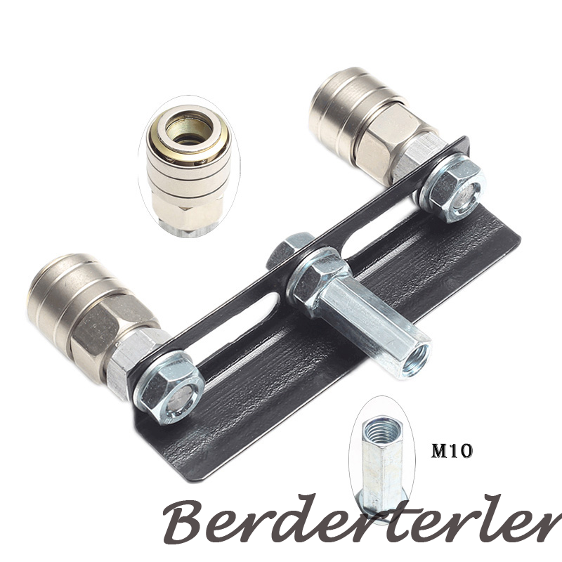 Sex Machine Multi Attachments 3XLR Vac-u-lock Bendable Spring Connector Extensio