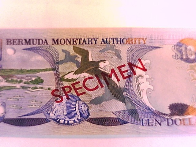 Bermuda 2000 Ten Dollar SPECIMEN note Choice Crisp Uncirculated.