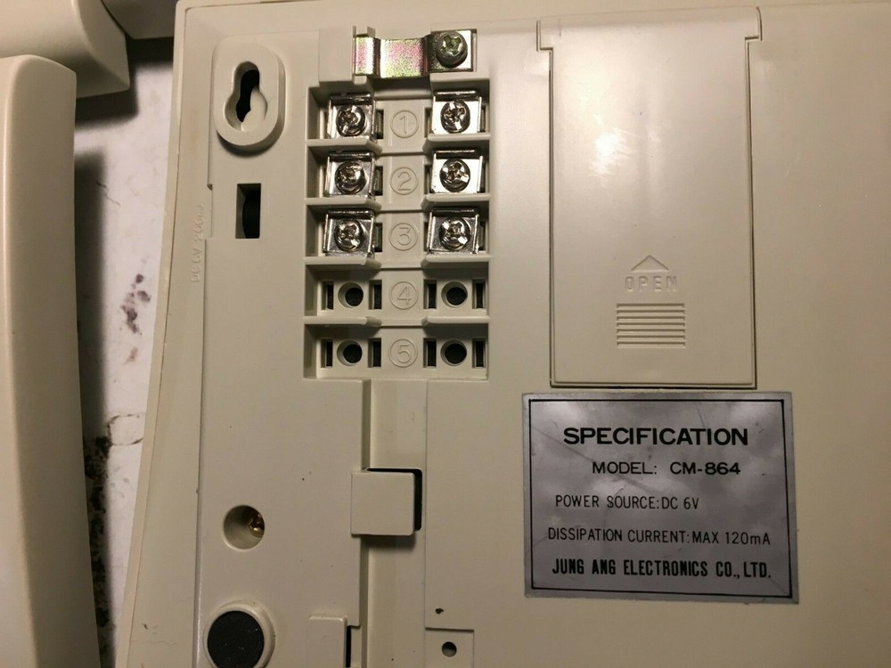 Commax wired intercom 3 model cm-861 1 model cm-864