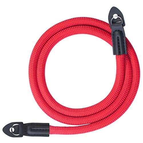 Camera Strap,Climbing Rope Camera Strap for Round Hole Interface DSLR SLR Red