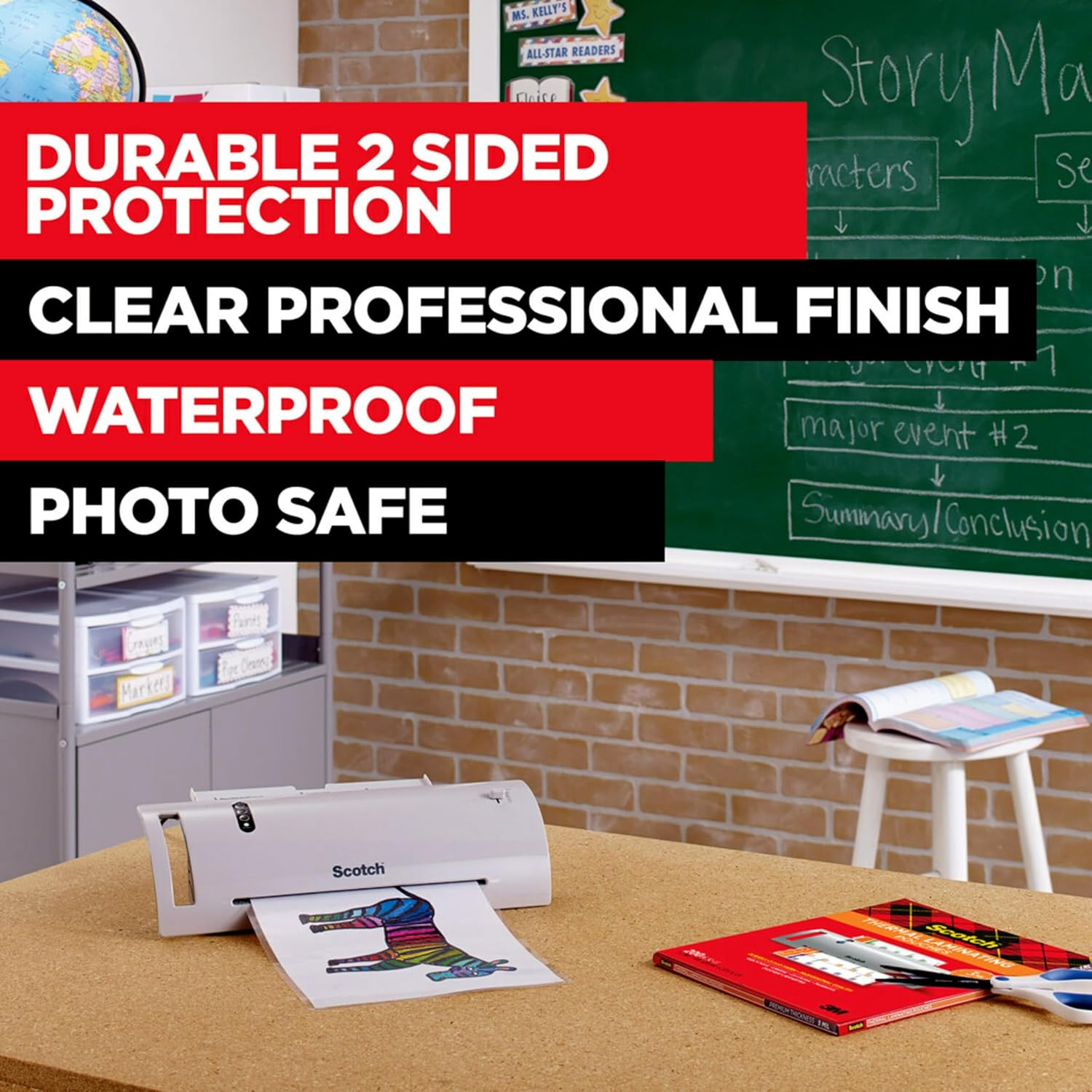 Scotch Thermal Laminating Pouches, Letter Size, 8.9 x 11.4 Inches, 100-Pack