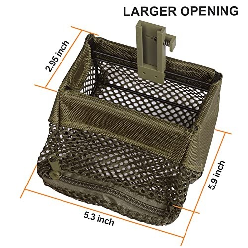 Heat Resistant Brass Catcher for AR - Thick Nylon Shell Net, Quick Release, 100+