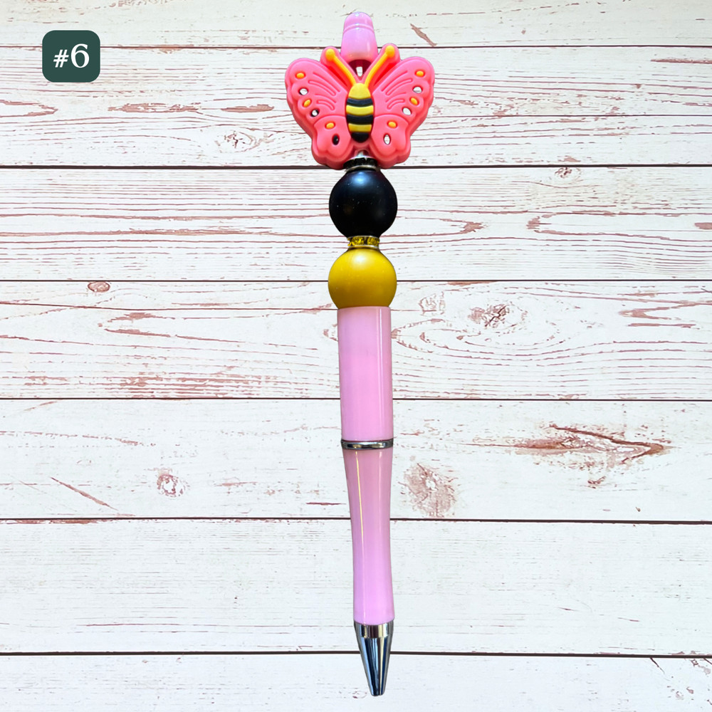 Character Beaded Pen Set | Cute & Fun Designs