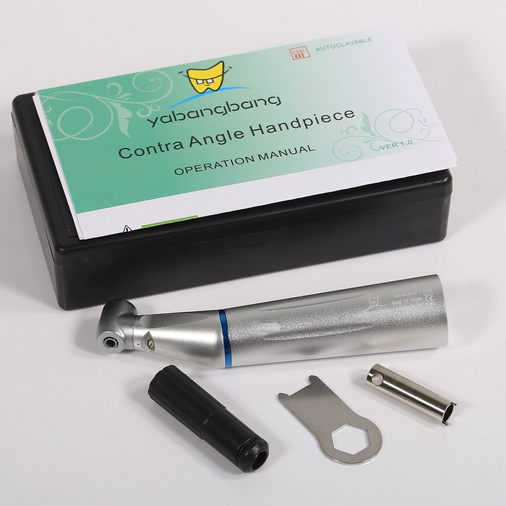 Dental E-generator LED Low Speed Contra Angle Handpiece Inner Push Button Yabang