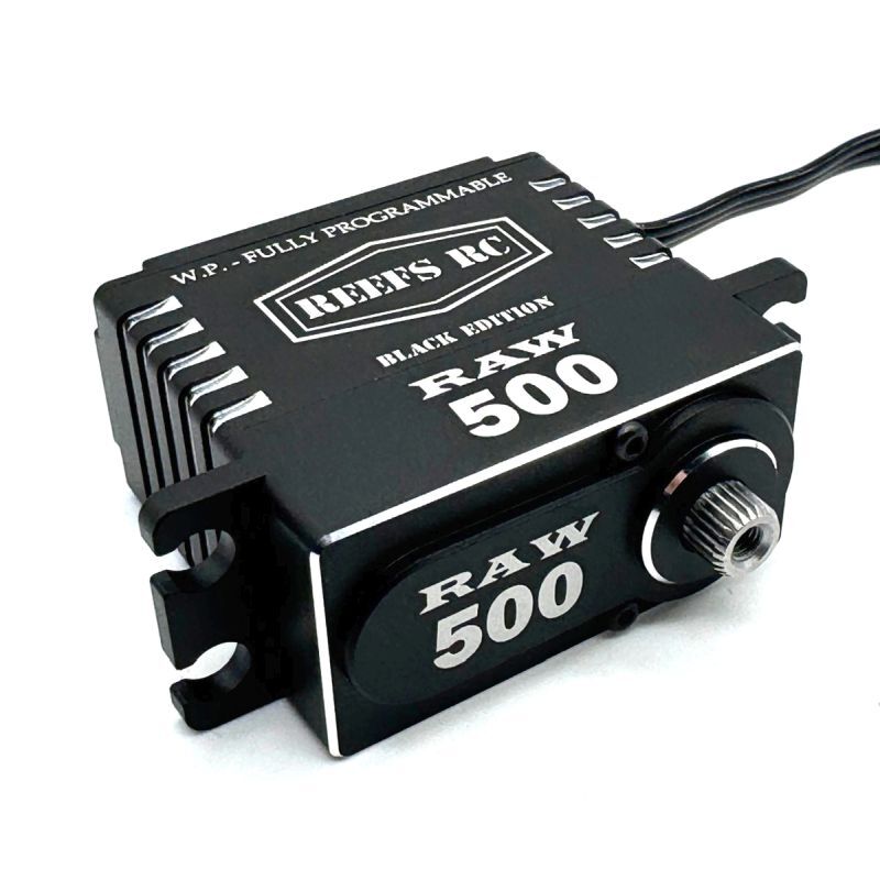 REEFS Raw 500 HITorque Speed Waterproof Black Servo Fully Programmable REEFS178
