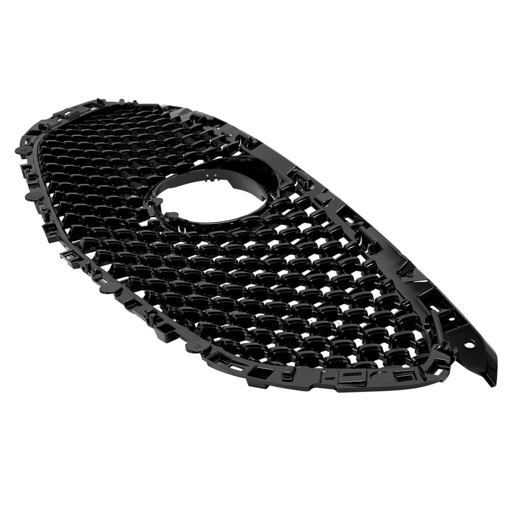 Grille For 2018 2019 2020 Mazda 6 Textured Black Shell with Chrome Insert CAPA