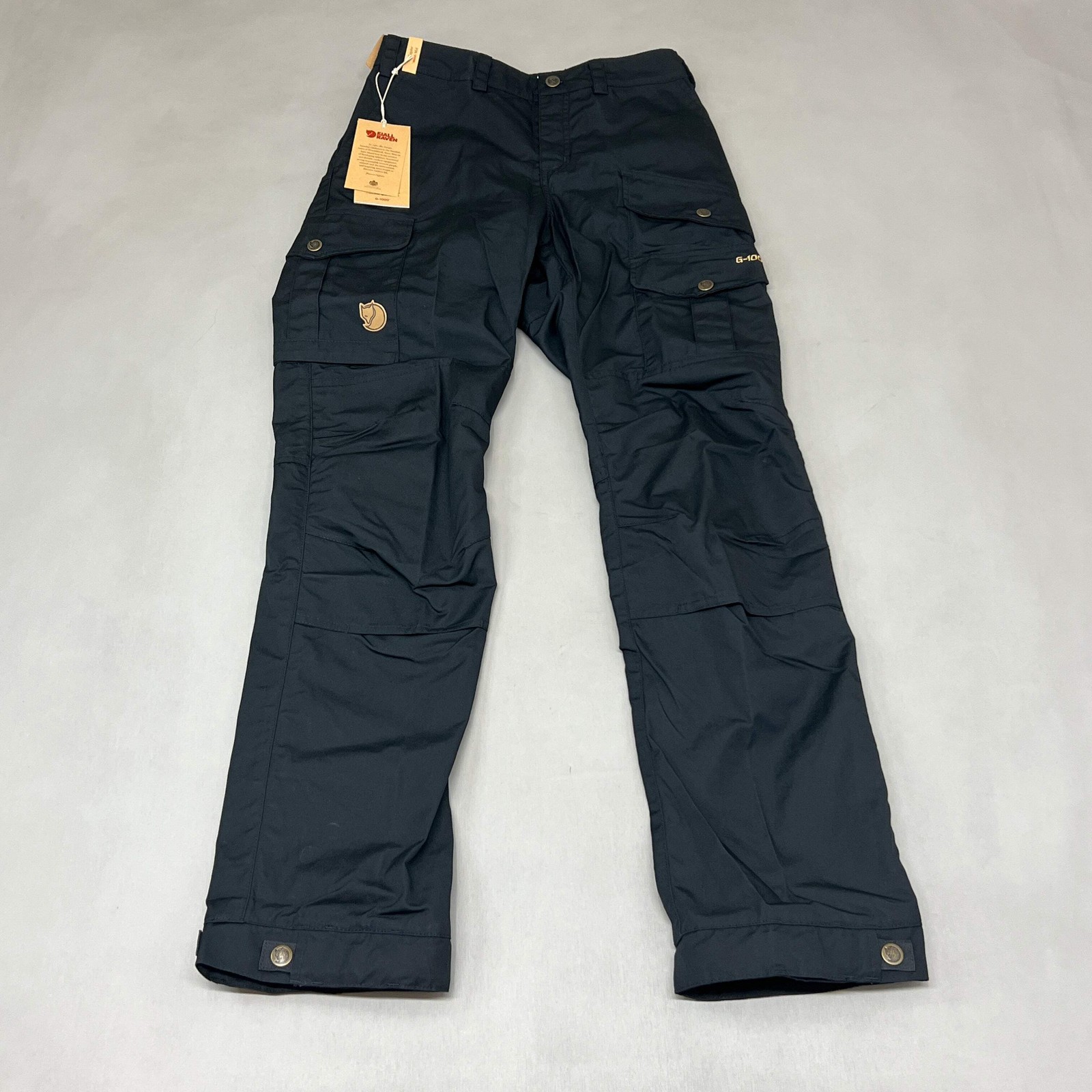 FJALLRAVEN Vidda Pro Pant G-1000 Women's Sz US 26 EUR 34 Black 89335 (New)