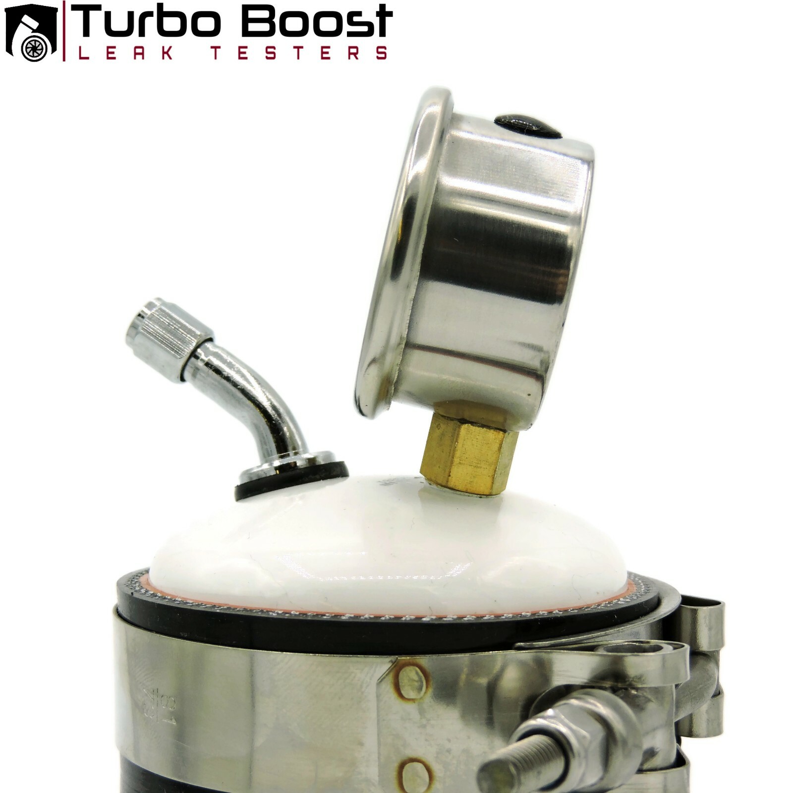 4" TURBO BOOST LEAK TESTER - 30PSI Stainless Gauge Tbolt Clamps Fast & FREE SHIP