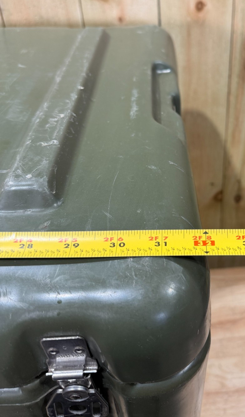 Pelican Hardigg Case 32x20.5x27.5" Green Military Waterproof Storage