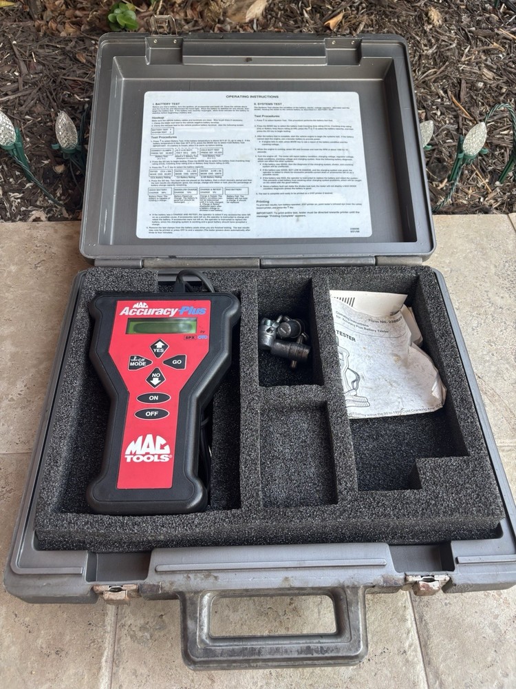 ⭐️MAC Tools Accuracy-Plus⭐️Battery & Charging System Tester SPX OTC⭐️w/ Case⭐️