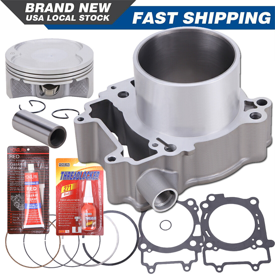 For Polaris Sportsman RZR Ranger 570 Cylinder Jug Piston Top End Kit 2014-2020