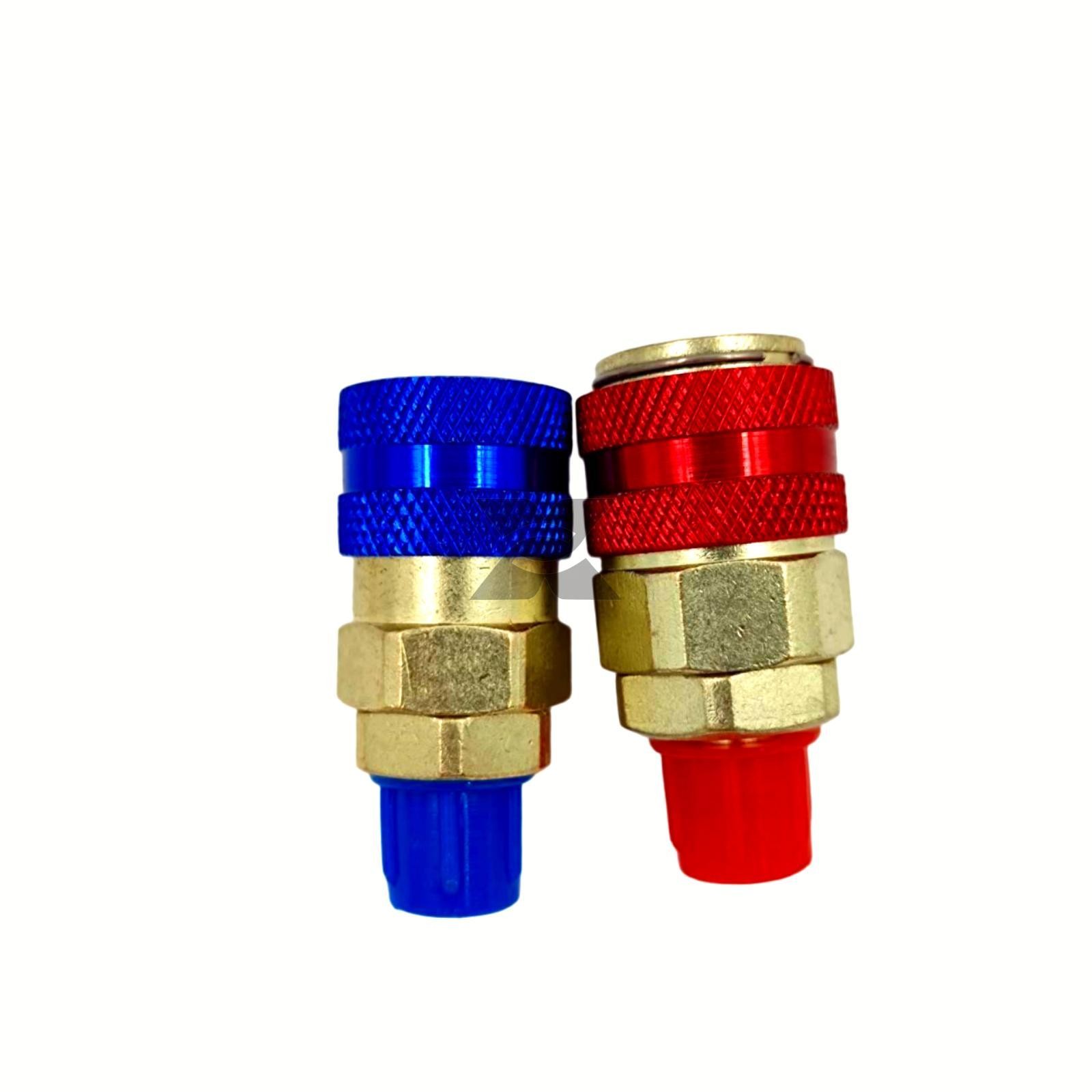 For R502 R134a R12 R22 AC Manifold Gauge Set A/C Refrigeration 3 Way Hose