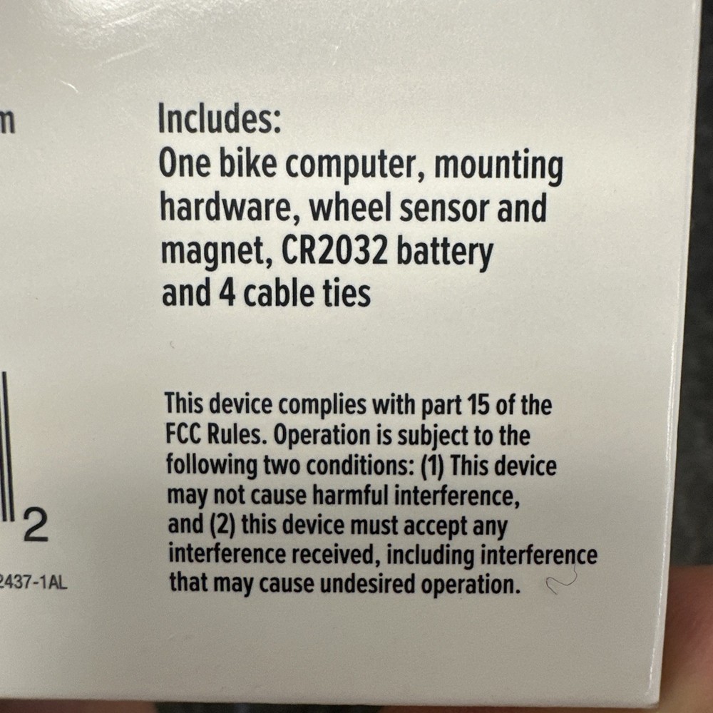 Charge Wireless Cycle Computer CG79651 / Sealed / Ships Fast!