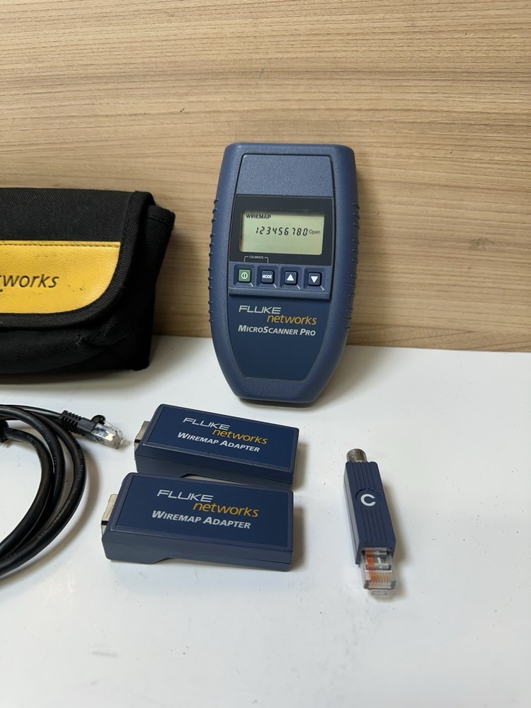 Fluke Networks Microscanner Pro Good Condition