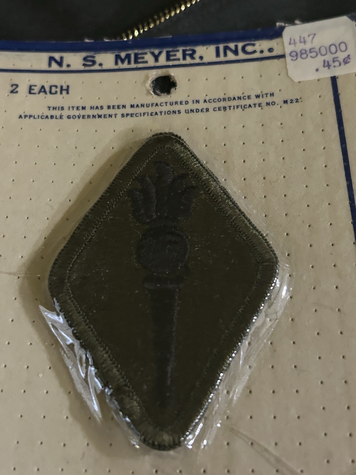 VTG US ARMY Vietnam Era Officer Hat SZ 7 3/8 plus extras